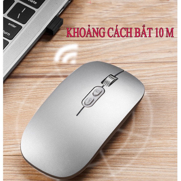 [USB+BLUETOOTH] Chuột không dây M103 tự sạc cao cấp Macbook, laptop, Máy tính...kết nối kép 2 chế độ BH 6 Tháng