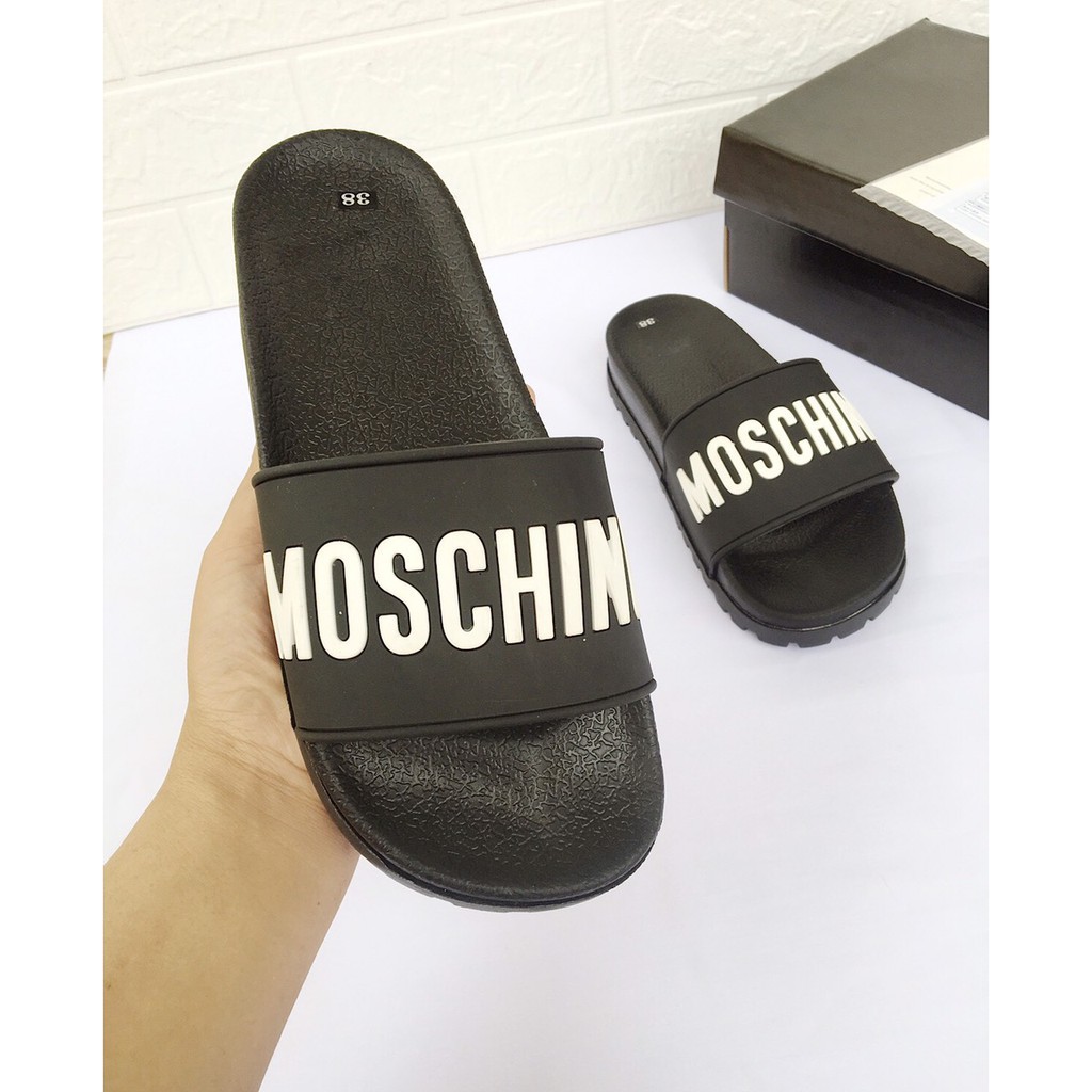 Dép Nam  Chữ MOSHINO Đế Cao  Hot Nhất 2023