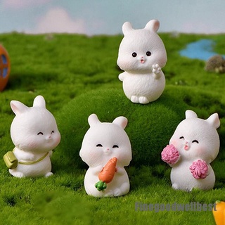 Mô hình thỏ mini trang trí xinh xắn