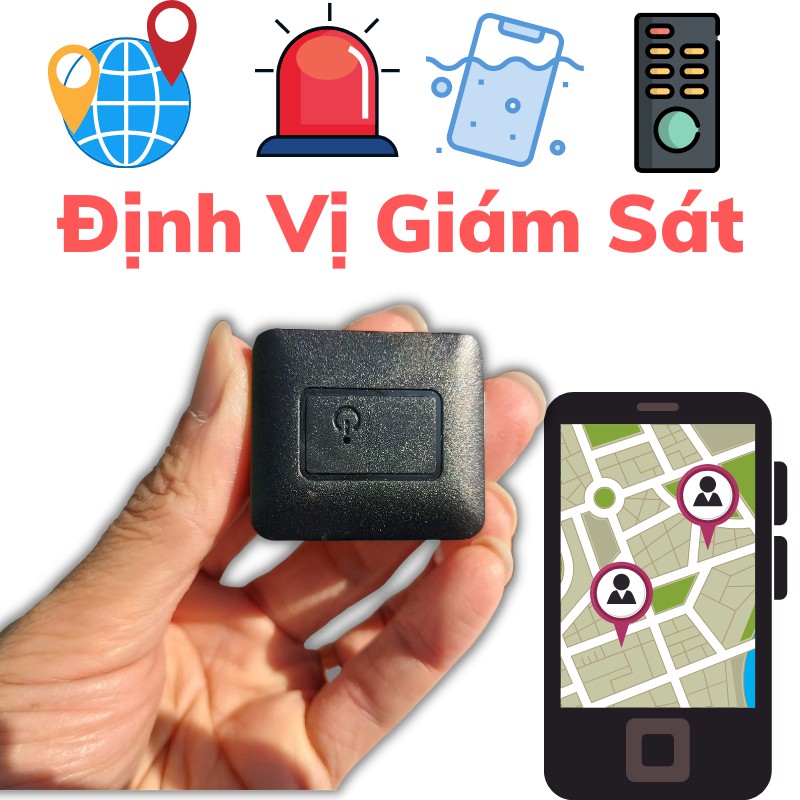 Thiết bị định vị GPS N19 chất lượng cao, Pin trâu 10 ngày hoạt động liên tục, Có kết hợp máy ghi âm