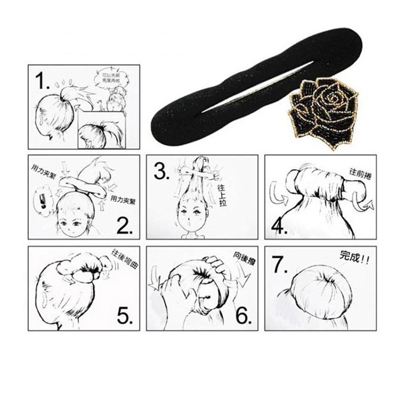 [B01] Thanh búi tóc củ tỏi tròn 2 size giá rẻ