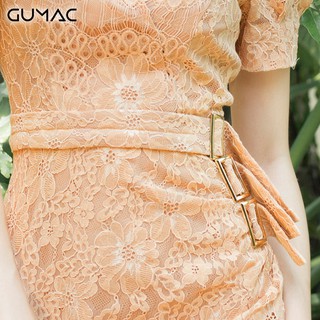 Đầm ren phụ kiện sườn DA331 GUMAC