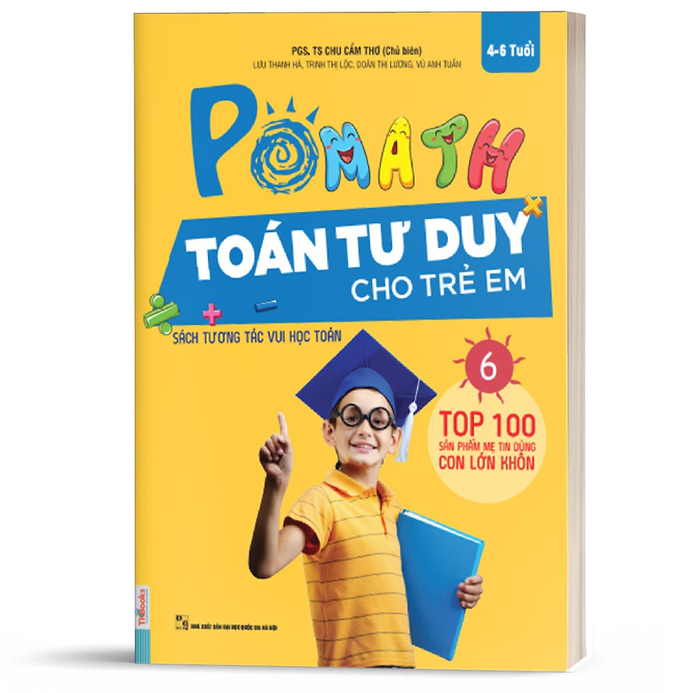 Sách - Pomath - Toán Tư Duy Cho Trẻ Em - Tập 6