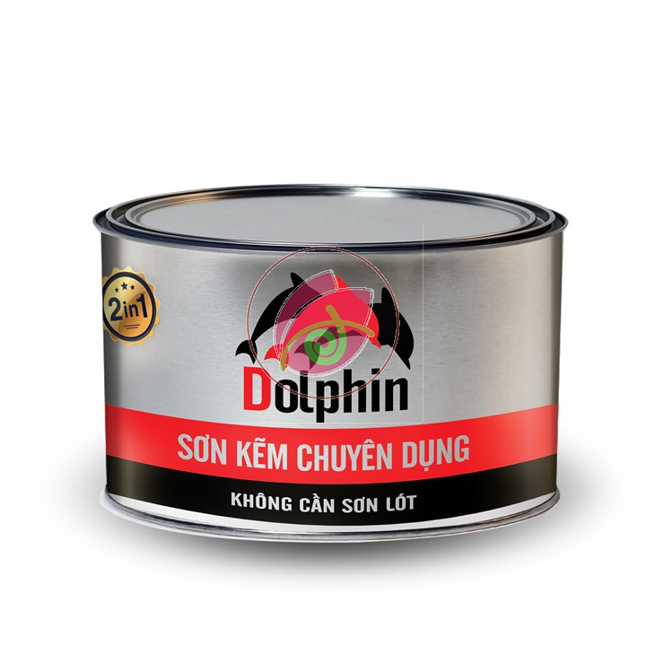 Sơn sắt mạ kẽm màu vàng nghệ dolphin 1K