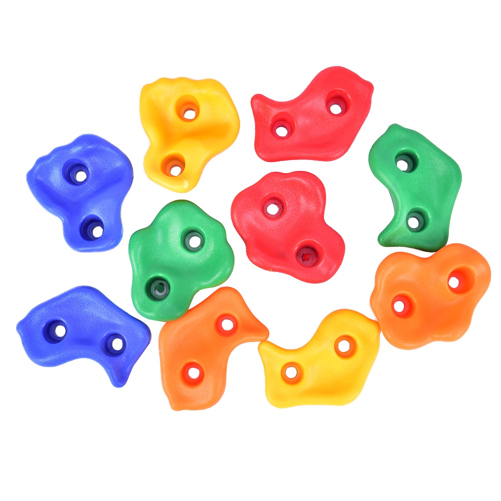 Spvn Set 10 Phụ Kiện Kẹp Gắp Đá Leo Núi Ngoài Trời Dành Cho Trẻ Em