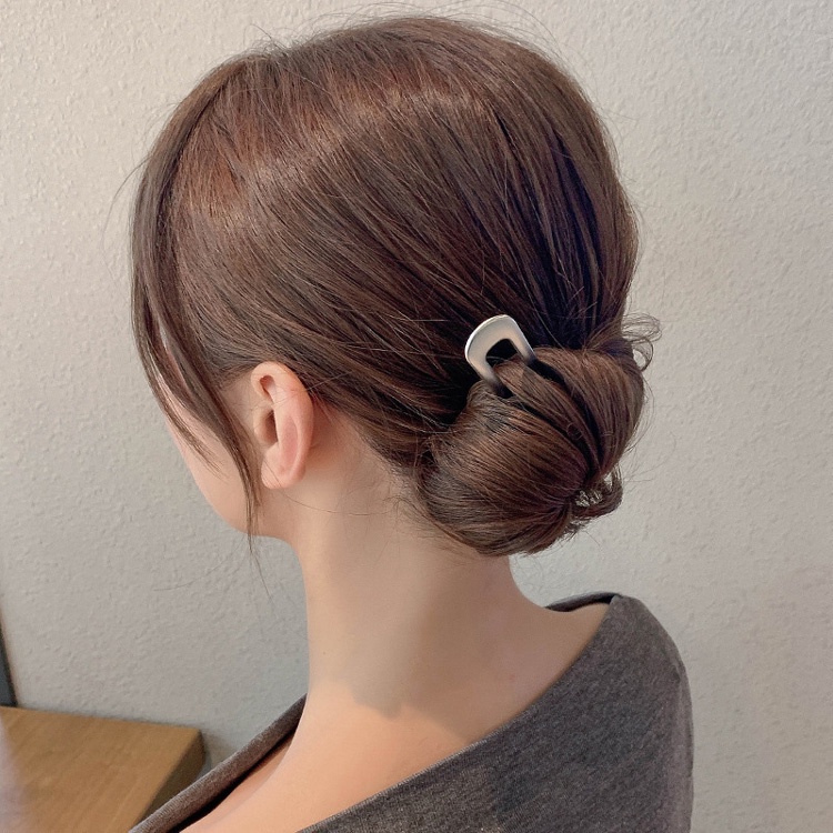 Kẹp Tóc Kim Loại Hình Chữ u Tạo Kiểu Tóc Dễ Phối