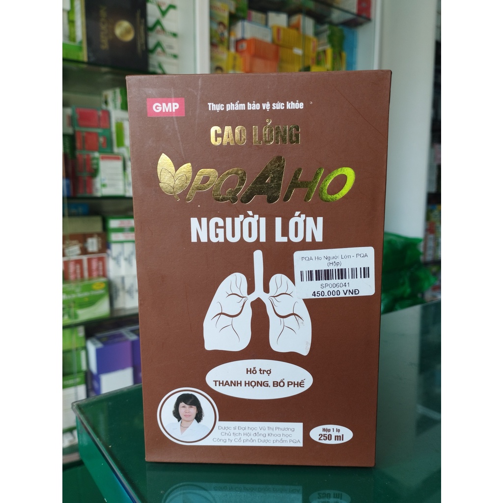 PQA Ho Người Lớn - Hỗ trợ thanh phế, giảm ho,viêm họng, khản tiếng, mất tiếng, viêm thanh quản thông thoáng đường thở