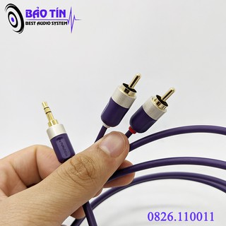 Dây tín hiệu âm thanh 3,5 ra 2 đầu av furutech japan chất lượng cao