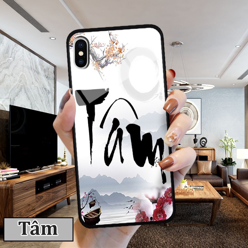 Ốp lưng iPhone XS Max- In chữ thư pháp