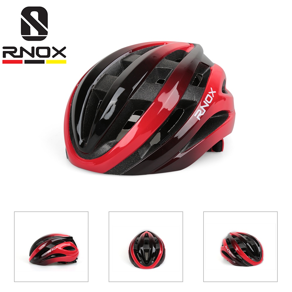 Rnox Di Truyền mới Ultra-Ánh sáng khí động học xe đạp đường đội mũ bảo hiểm ngoài trời cưỡi đầu đội mũ bảo hiểm