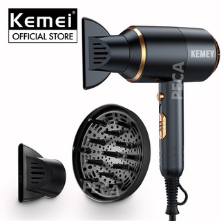 Máy sấy tóc tạo kiểu 2 chế độ nóng/ lạnh kemei km-8896