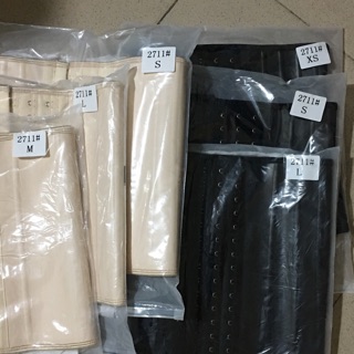 Combo đai nịt bụng Latex 25 xương dáng ngắn
