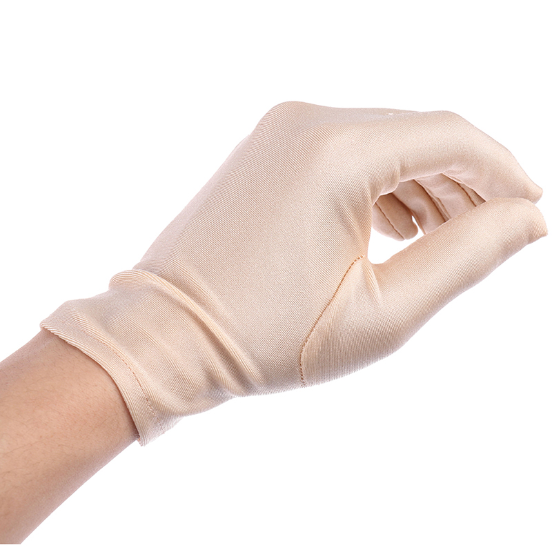 Găng tay vải satin mềm mại thời trang đẹp mắt cho bạn gái