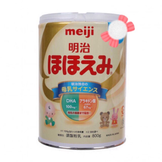 Date 08/22 Sữa Bột Meiji số 0 (800g) Nhật Bản