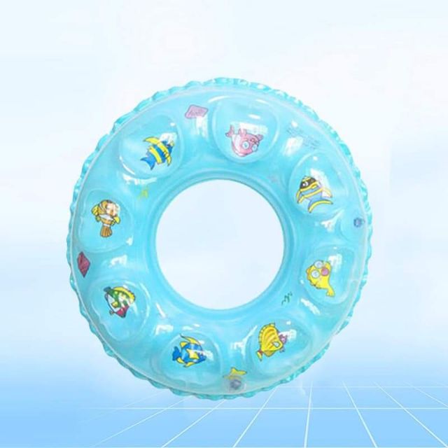 Phao bơi tròn hình cá cho bé trẻ em 60cm