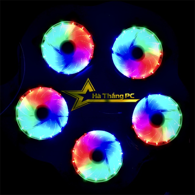 Combo Quạt Tản Nhiệt Fan Led RGB 12cm cho case máy tính