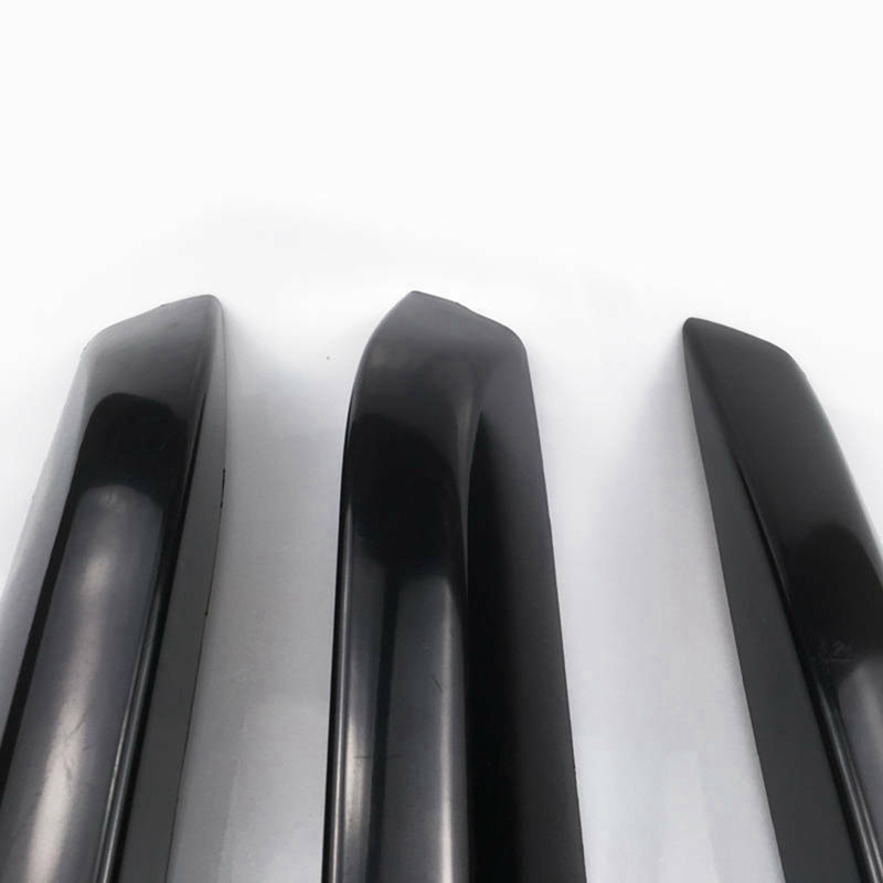 Set 4 Vỏ Bọc Bảo Vệ Nóc Xe Hơi Toyota Prado FJ150 2010-2019 Bằng ABS Màu Đen