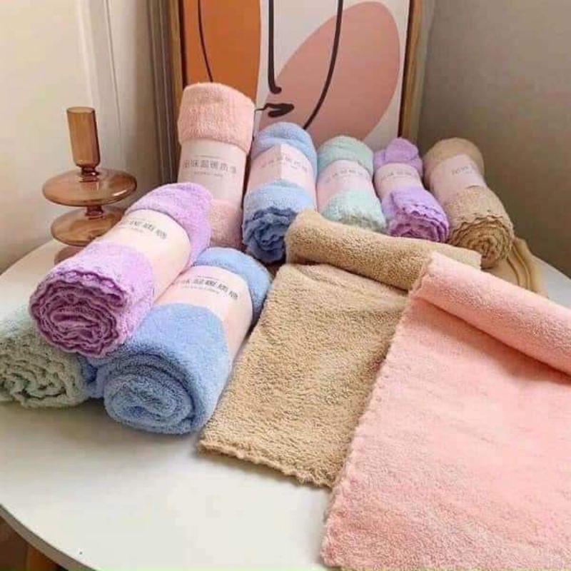 Sét 10 khăn mặt hàn quốc mềm mịn