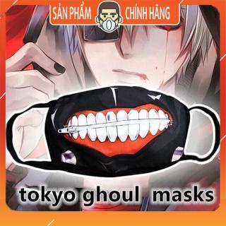 Khẩu trang Ninja có khóa kéo độc lạ cosplay hóa trang cao có thể uống nước được