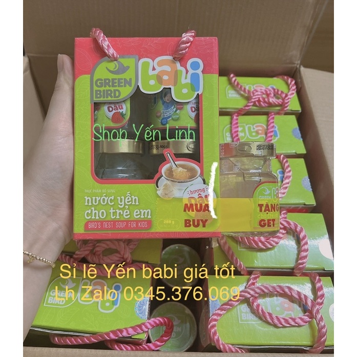 Yến Babi hương Dâu lốc 4 tặng 1 🍓🍓🍓