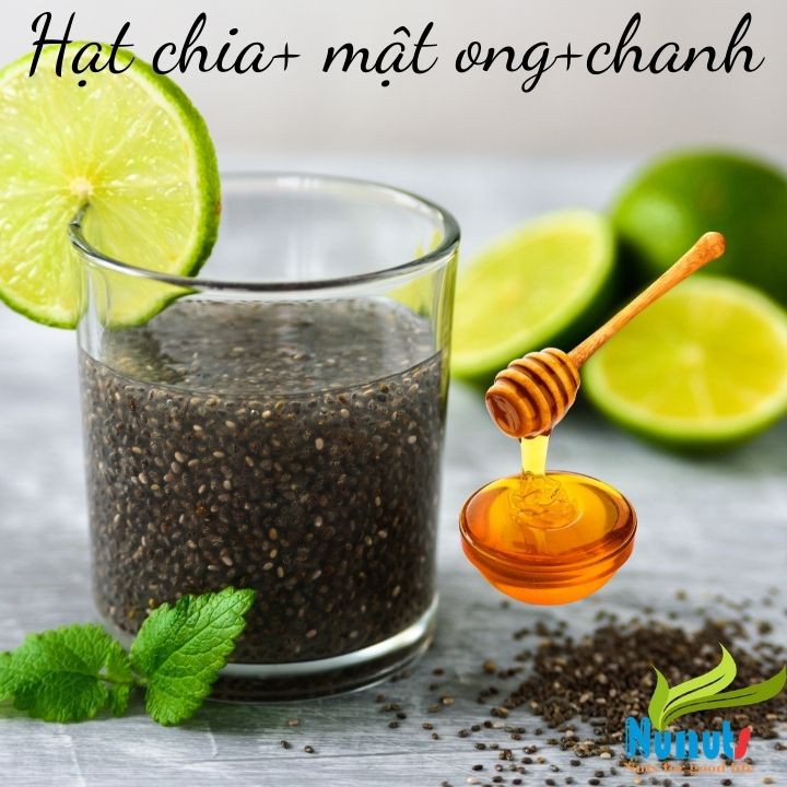 500g Hạt chia hữu cơ Nunuts, hạt mẩy, nở đều, hạt chia hàng ngày rất tốt cho cơ thể.