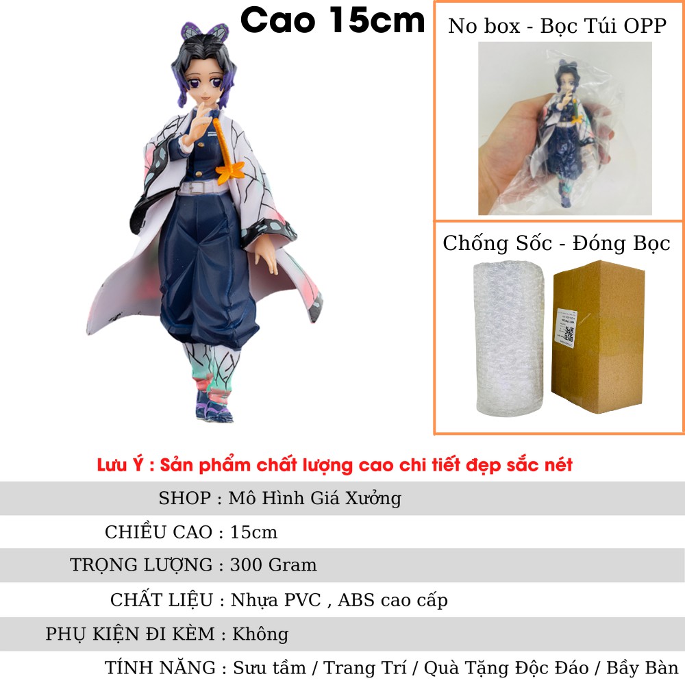 Mô hình Kimetsu No Yaiba figure Demon Slayer Kochou Shinobu cao 15 cm - figure thanh gươm diệt quỷ