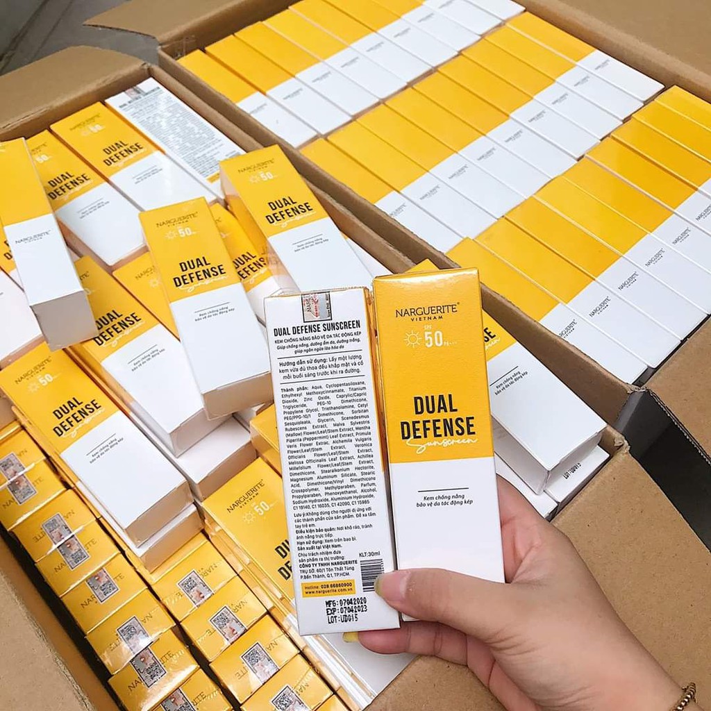 Kem chống nắng vật lý Narguerite Dual Defense (SPF PA 50+++) - BẢO VỆ, NUÔI DƯỠNG LÀN DA HOÀN HẢO - MẪU MỚI NHẤT | BigBuy360 - bigbuy360.vn