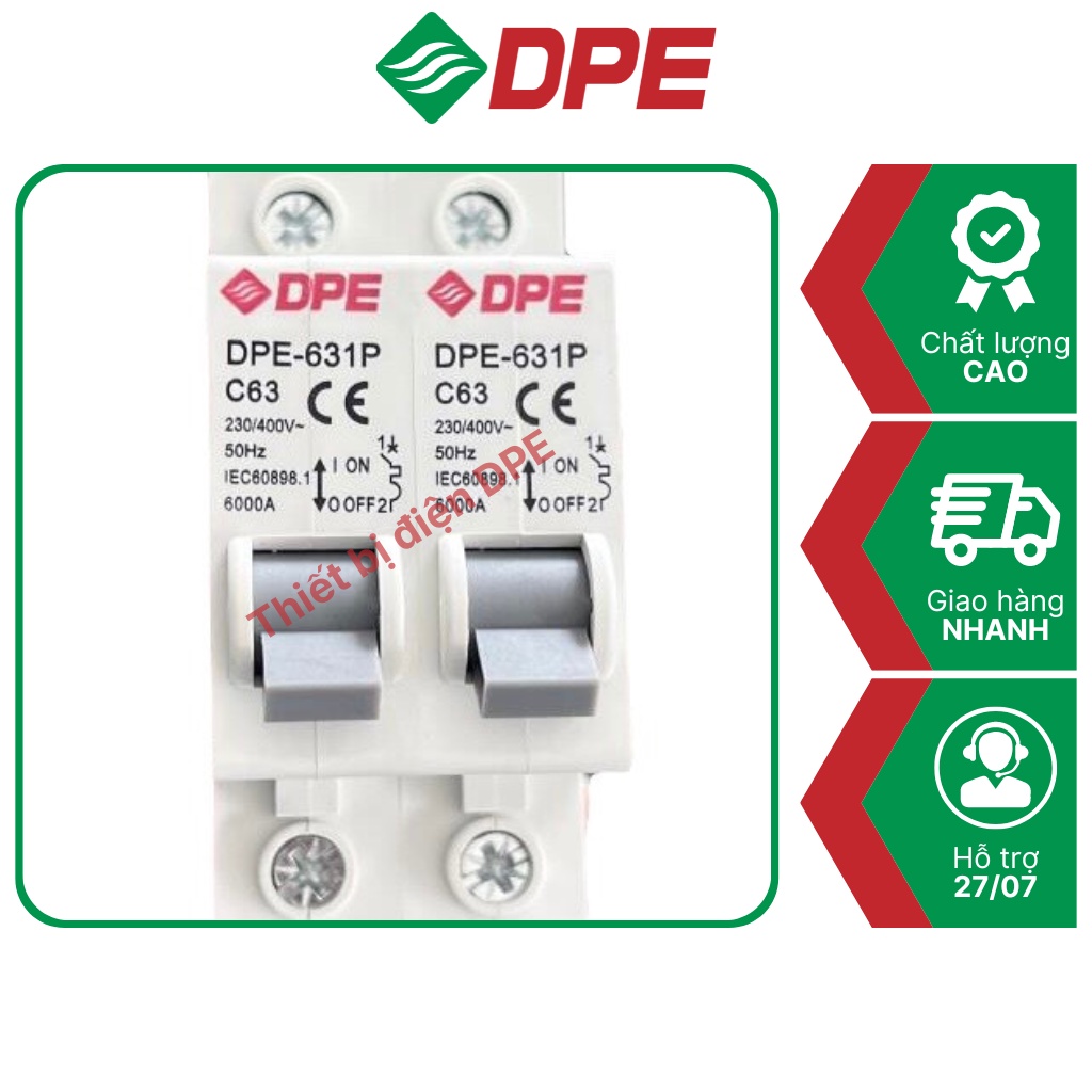 Aptomat cầu dao đảo chiều đơn DPE cao cấp chính hãng.