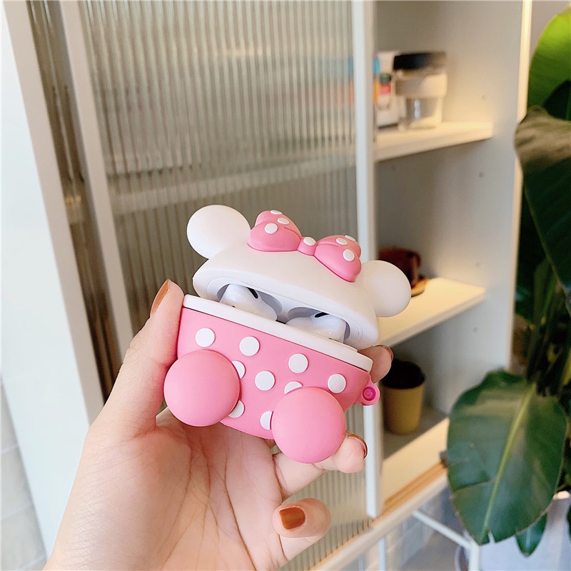 Disney Vỏ TPU Bảo Vệ Hộp Sạc Tai Nghe Hình Vịt Donald Mickey Cho compatible AirPods3 compatible AirPods3 Pro compatible AirPods2 Gen Mới