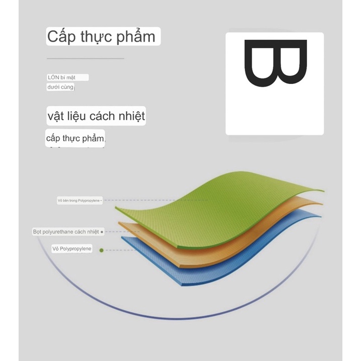 Thùng Đá Giữ Nhiệt 10L/26L/27L, Hộp Đựng Đá Bảo Quản Thực Phẩm Đi Cắm
