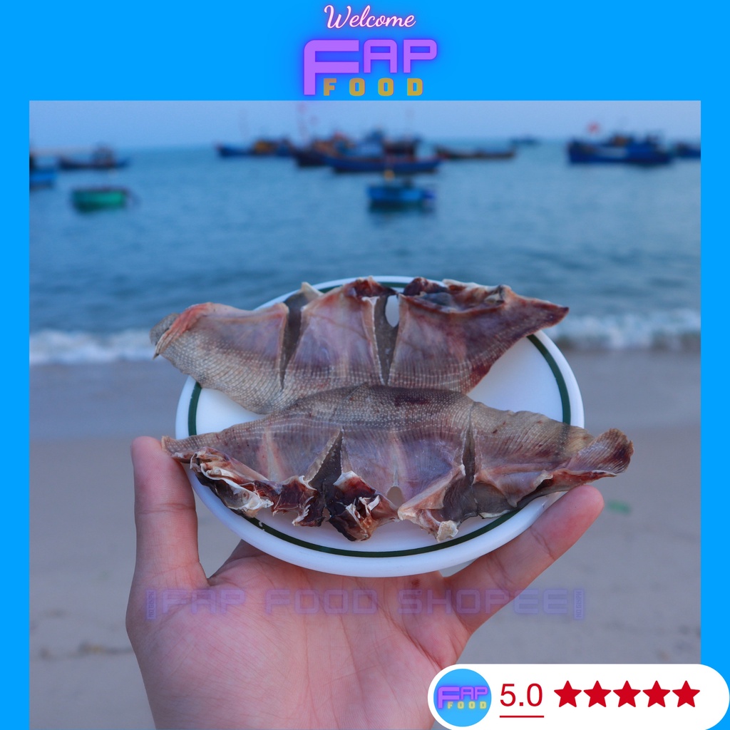 Cá đuối khô 1 nắng, cá biển tươi xanh về phơi khô 1 nắng đặc sản Phan Thiết - FapFood