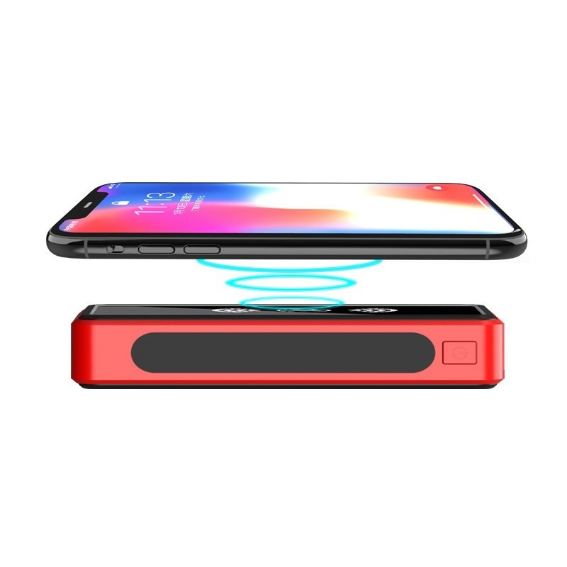 Power bank Pin dự phòng 80000mAh dung lượng đầy đủ sạc không dây 4 cổng sạc nhanh ngân hàng điện mặt trời