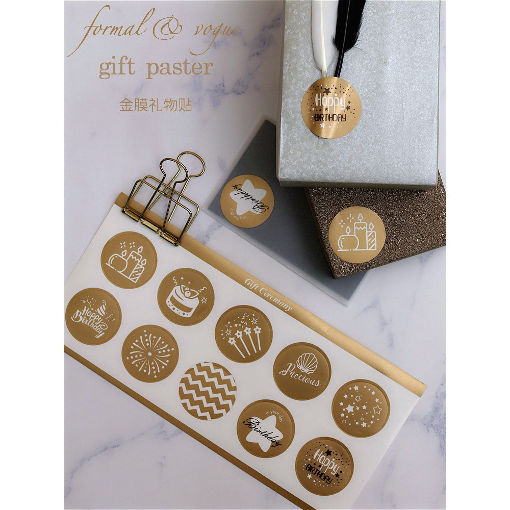 Sticker dán trang trí hộp quà, thiệp, gói quà | BigBuy360 - bigbuy360.vn