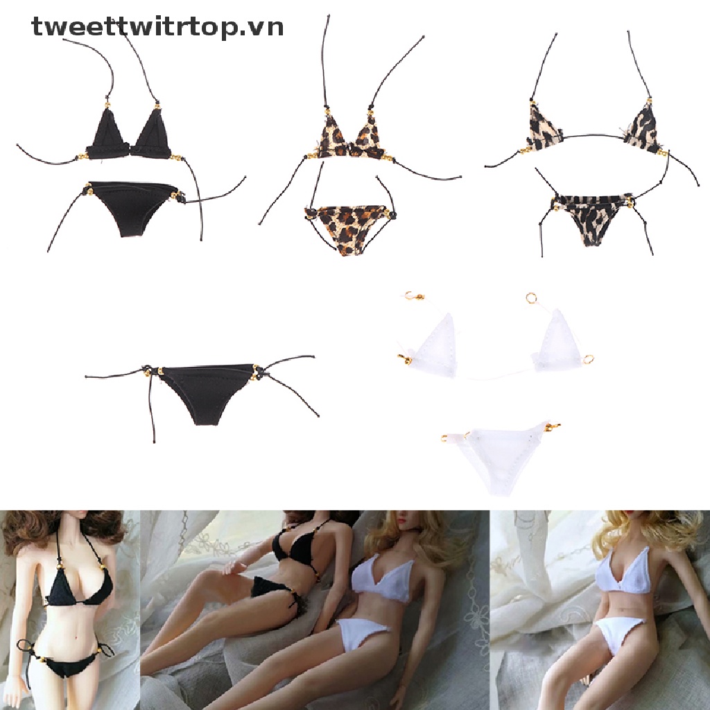 Bộ Bikini Kèm Quần Lót Mini Tỉ Lệ 1: 6 Cho Nhà Búp Bê