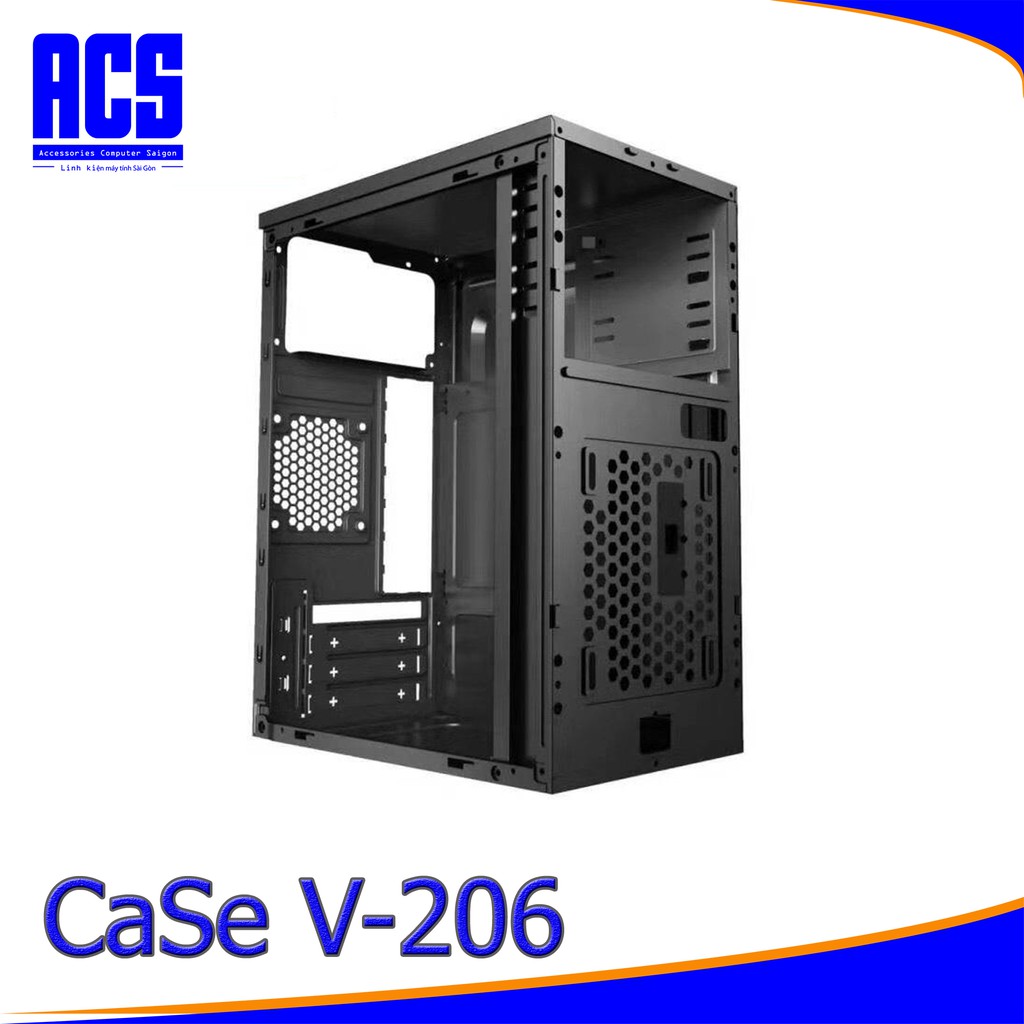 Vỏ Nguồn Máy Tính VSP V206 LED RGB - USB 3.0 | BigBuy360 - bigbuy360.vn