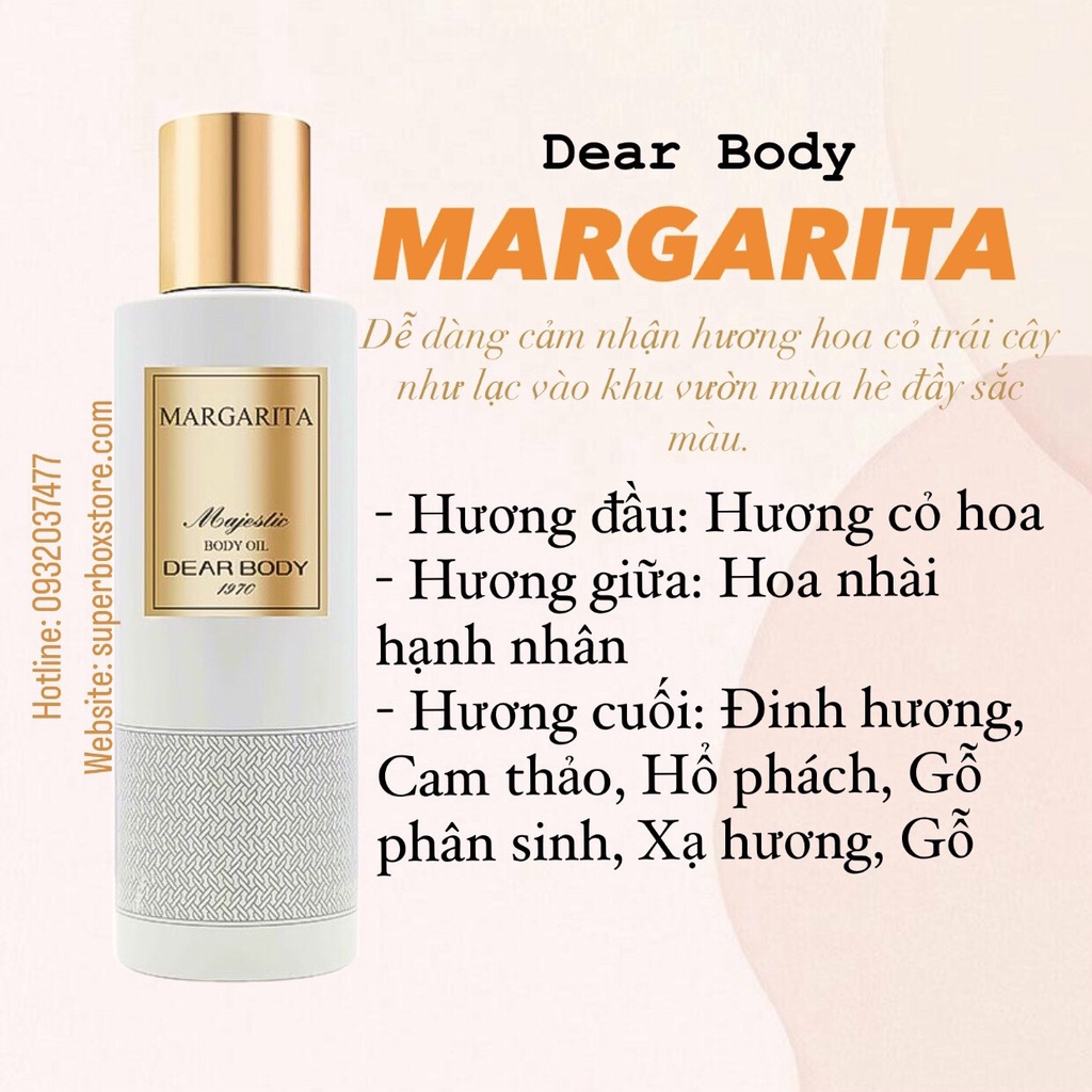 XỊT THƠM TOÀN THÂN DÀNH CHO NỮ - DEAR BODY HƯƠNG NƯỚC HOA - FRAGRANCE MIST 270ml