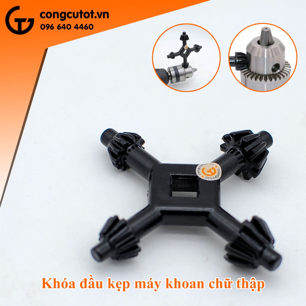 Khóa đầu kẹp máy khoan chữ thập