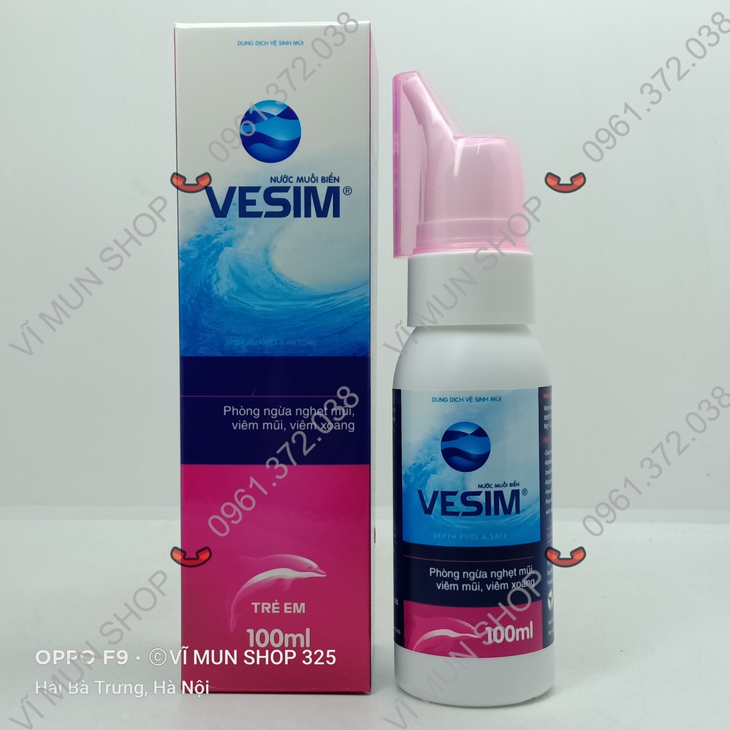 Nước muối biển VESIM 100ml - Thiên Thành Pharma