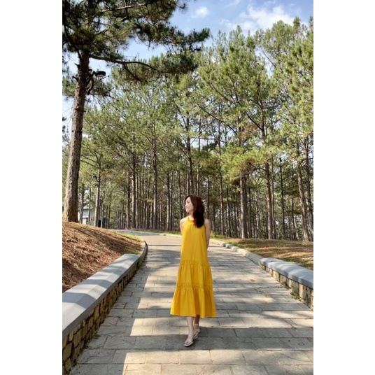 Bleu de Saigon - Đầm Linen Hướng Dương