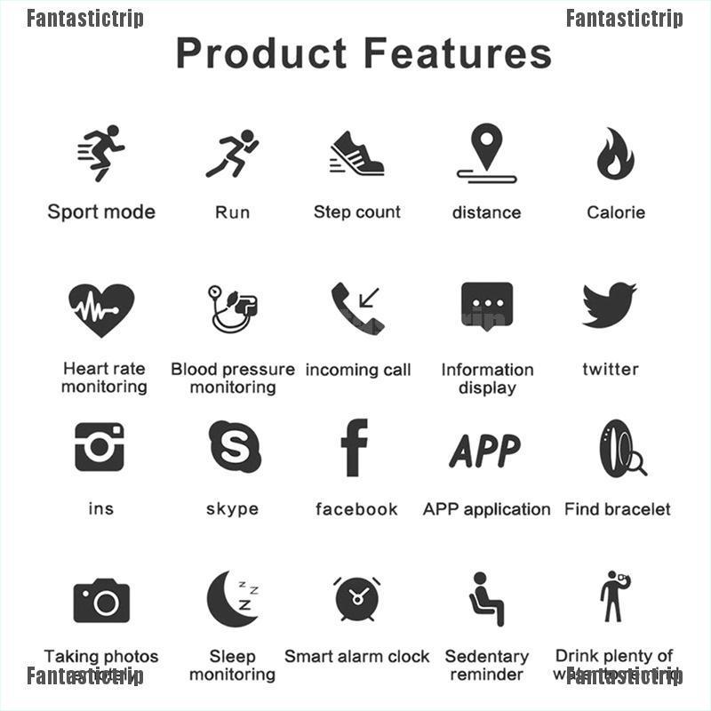 Đồng Hồ Thông Minh M3 Theo Dõi Sức Khỏe Kèm Phụ Kiện