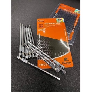 Đầu lục giác h4.0mm bắt ke vĩnh cửu, h5.0 bắt ke nhảy cho khoan máy bắn vít kapusi japan