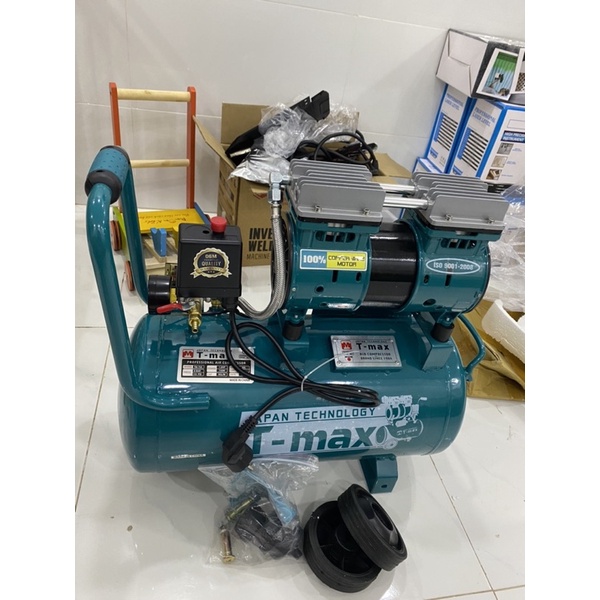 Máy nén khí TMAX 30L ko dầu lõi đồng 1HP