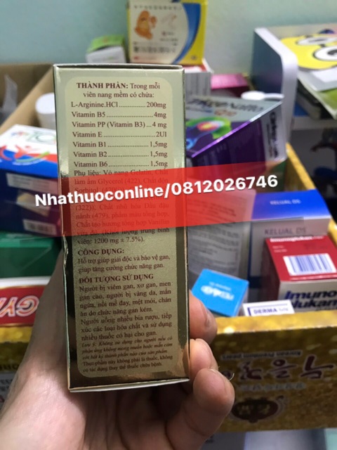 ARGININ GIÚP THANH NHIỆT,MÁT GAN