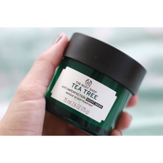Mặt nạ ngủ TheBodyShopp Tea Tree Anti-Imperfection Night Mask 75ml giảm mụn