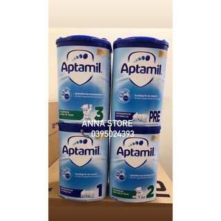 Sữa Aptamil nội địa Đức đủ số 1,2,3 800g