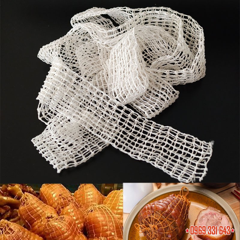 1 mét Lưới định hình giò heo xông khói, jambon HAM NET (nhiều size) - SỈ GIÁ TỐT