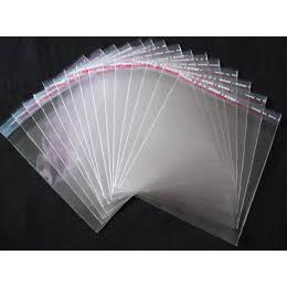 0,5 KG Túi OPP Dán Miệng bọc truyện tranh, túi bóng kính opp Đựng Quần Áo size to, tui bong kinh dan mieng, bao bì nilon