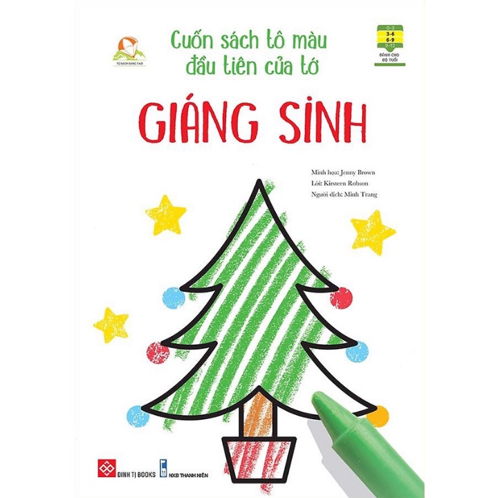 Sách - Cuốn Sách Tô Màu Đầu Tiên Của Tớ - Giáng Sinh