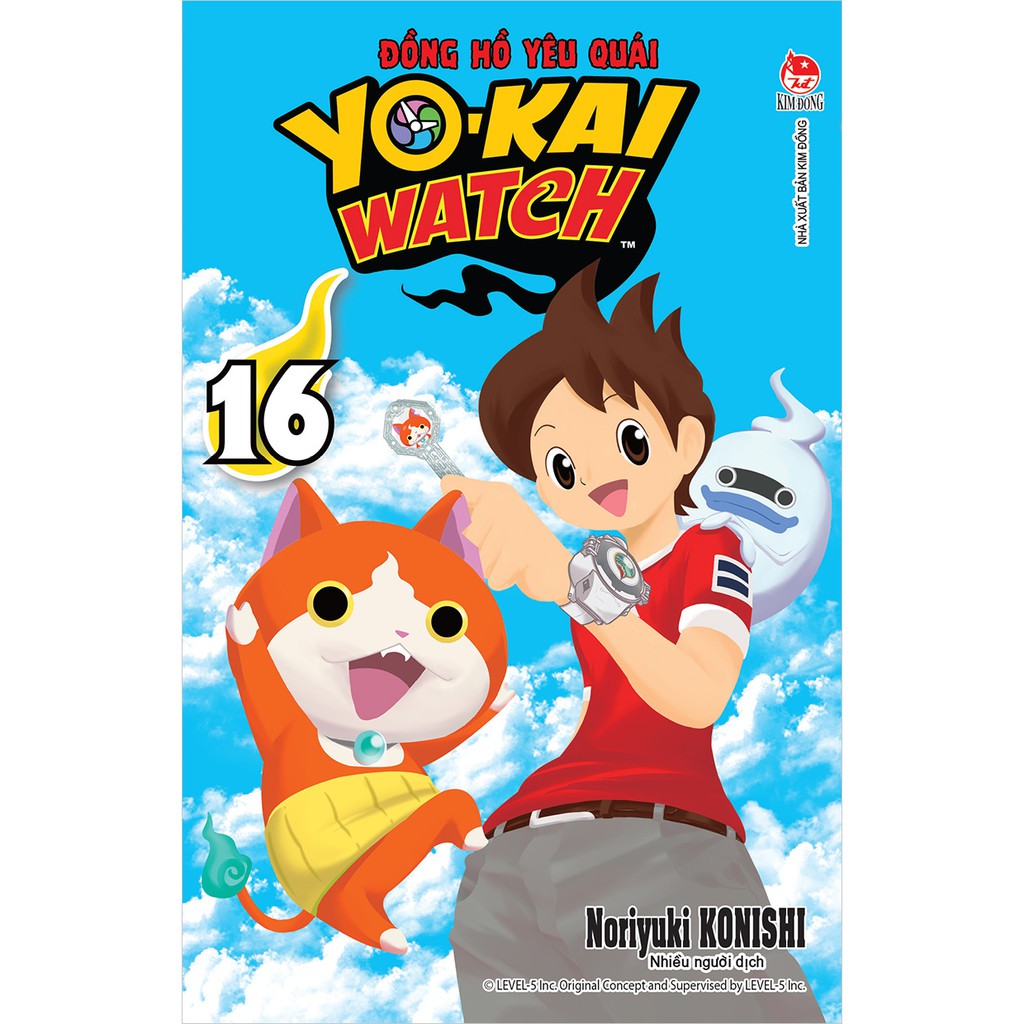 Truyện tranh Yo-kai Watch - Đồng hồ yêu quái lẻ tập 1 - 16 1 2 3 4 5 6 7 8 9 10 11 12 13 14 15 16 - NXB Kim Đồng - Yokai