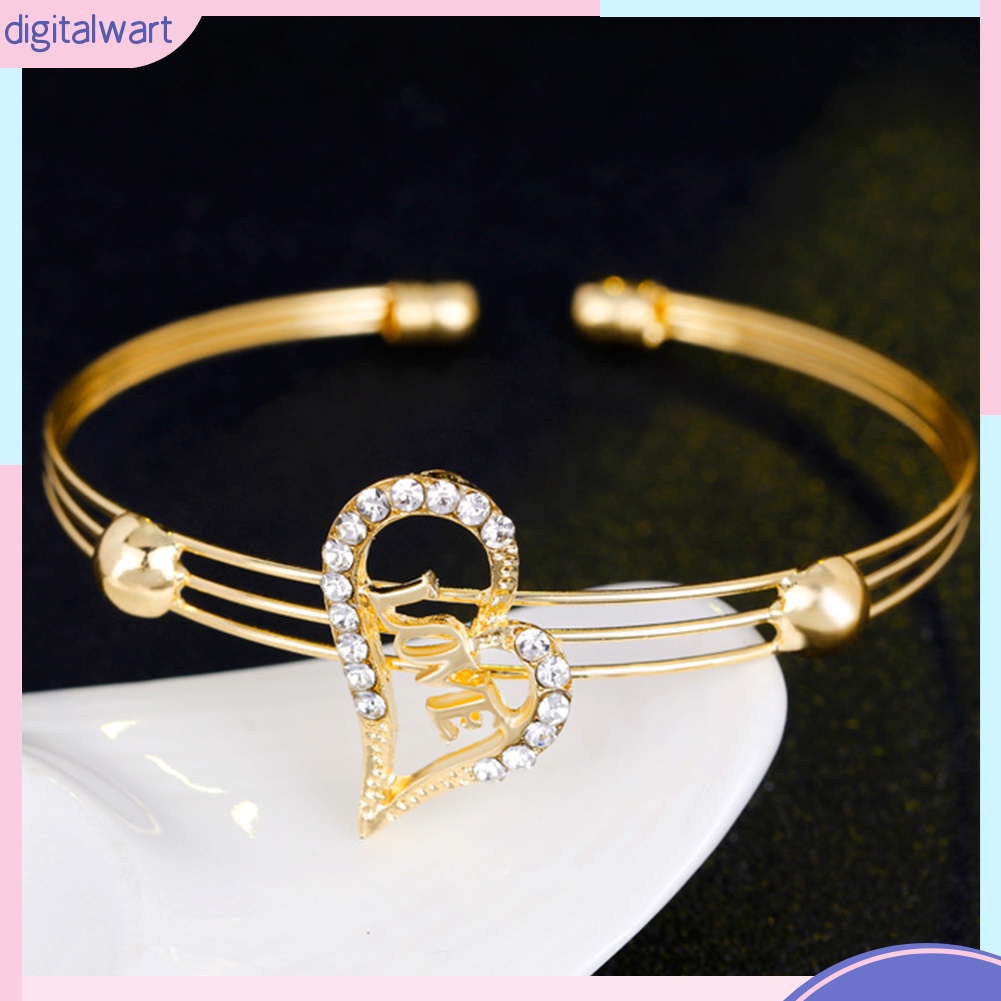 Bộ trang sức hợp kim hình trái tim đính đá thời trang sang trọng dành cho nữ